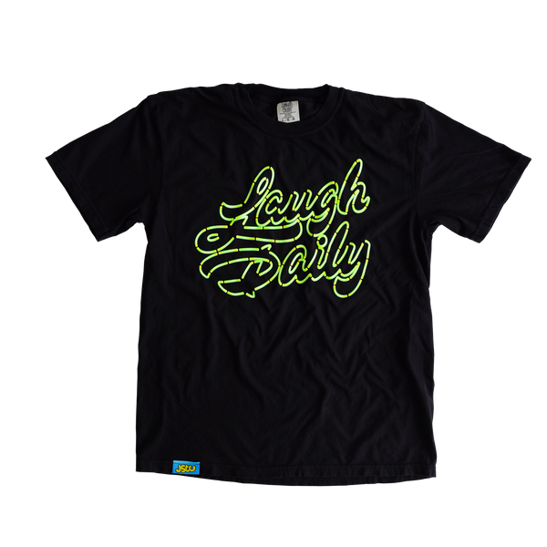 LAUGH DAILY - GLOW STICK - T-SHIRT