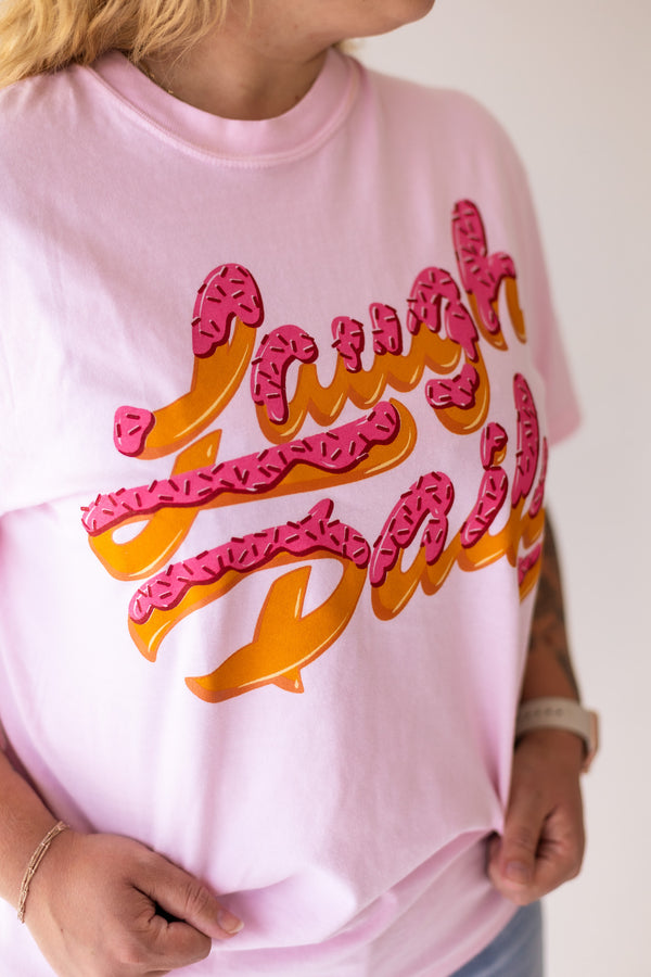 LAUGH DAILY - DONUT - T-SHIRT