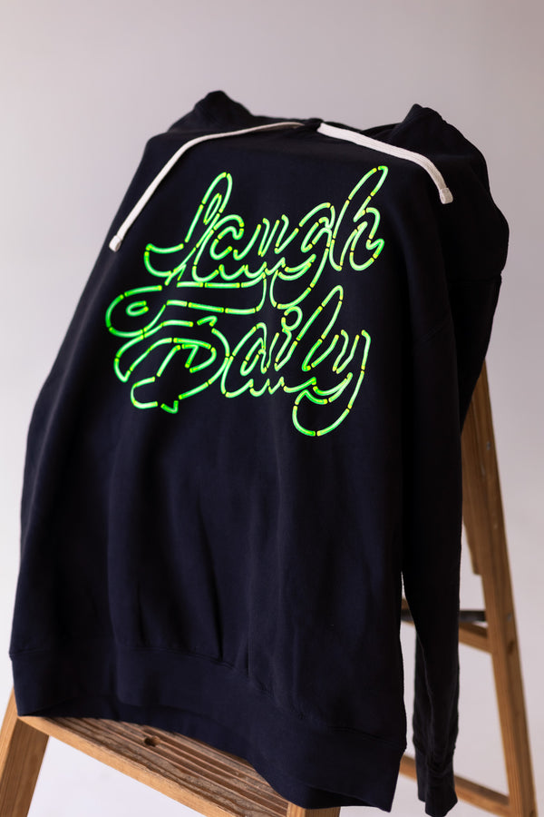 LAUGH DAILY - GLOW STICK - SWEATSHIRT