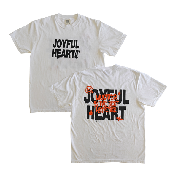 JOYFUL HEART - T-SHIRT - WHITE